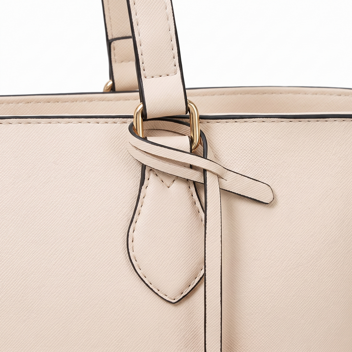 Women's 4 Piece Handbag and Purse Set, hardware close-up