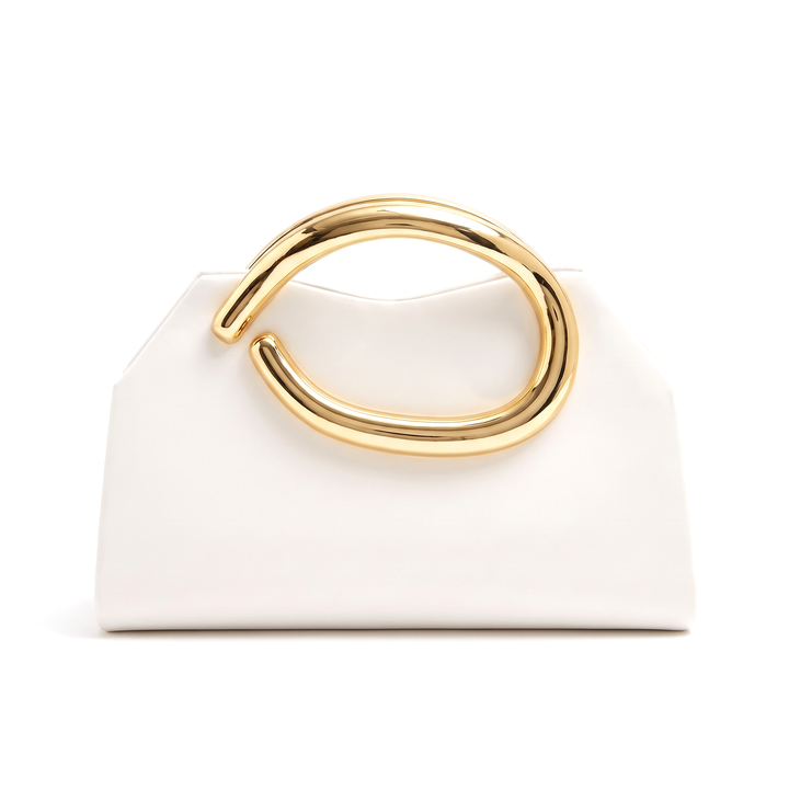 Women's Faux Leather Evening Clutch, front view