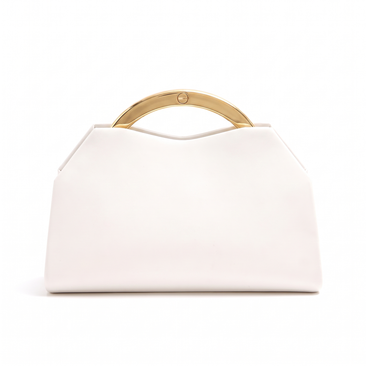Women's Faux Leather Evening Clutch, back view