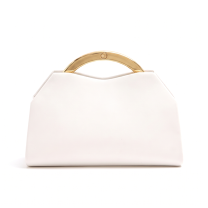 Women's Faux Leather Evening Clutch, back view