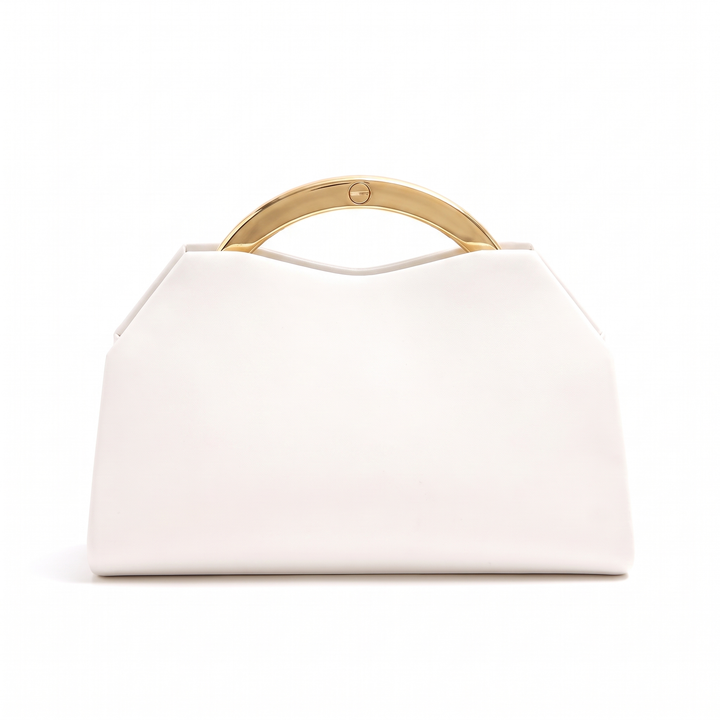 Women's Faux Leather Evening Clutch, back view