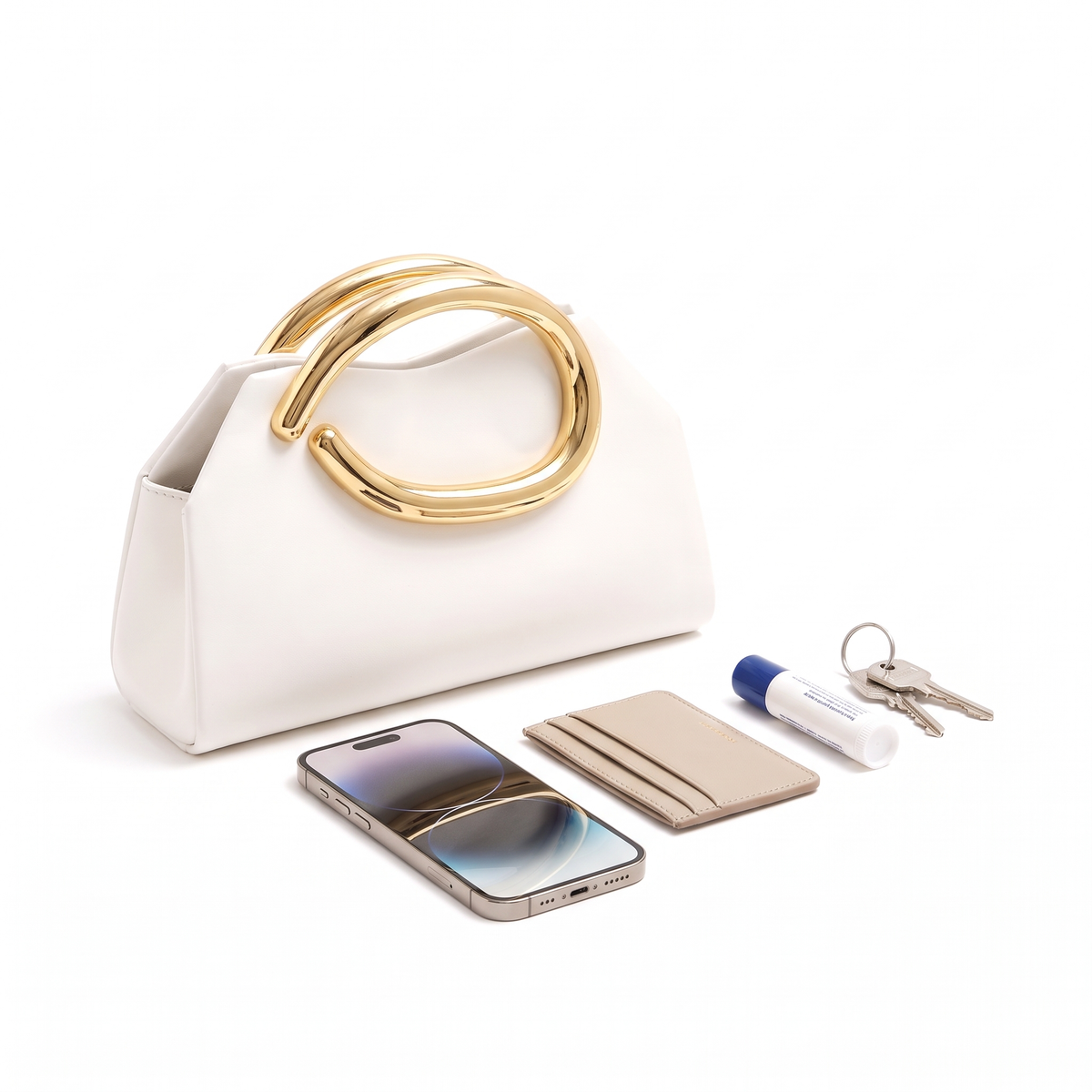 Women's Faux Leather Evening Clutch, what fits inside