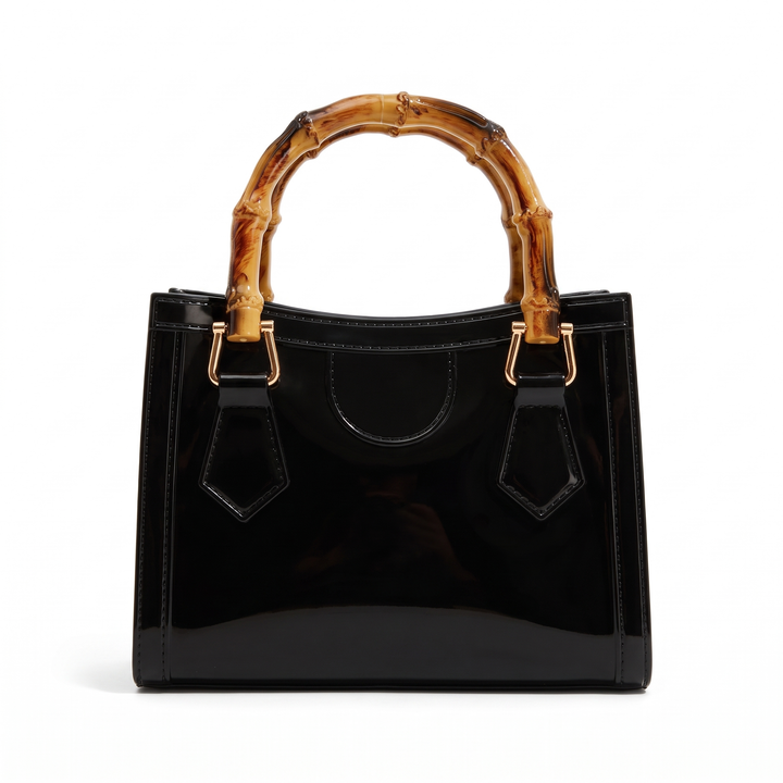 Women's Glossy Jelly Mini Tote Bag, front view