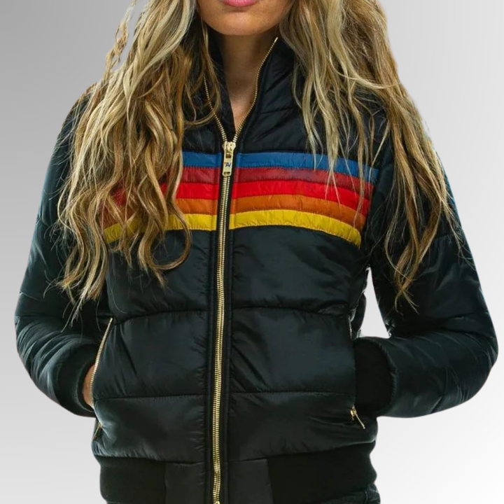 Women's Jacket | Quilted Puffer Style in Black