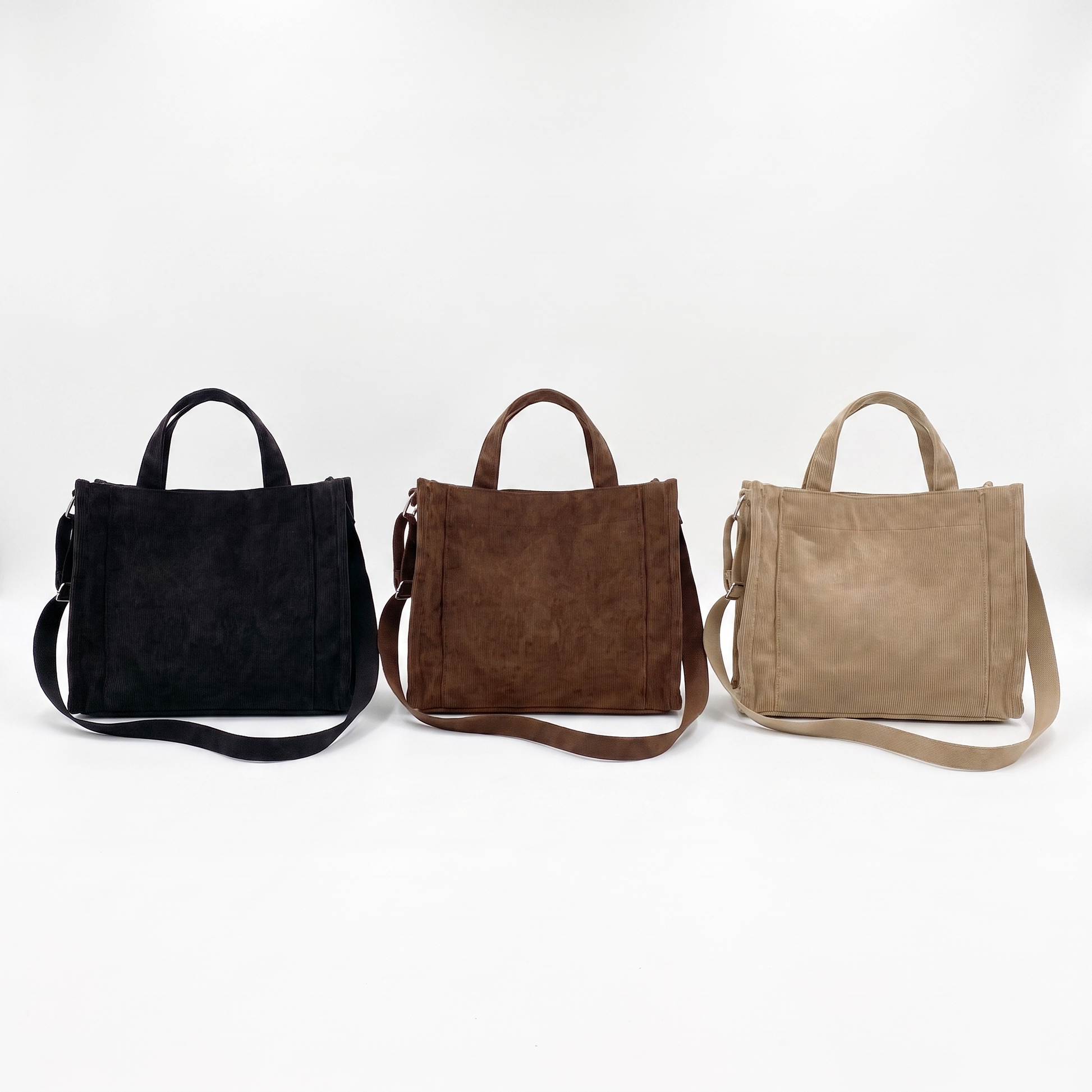 Sunoire Wren tote bag, all colorways group shot