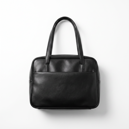 Sunoire wren brown vintage underarm bag colorway black front hero 01